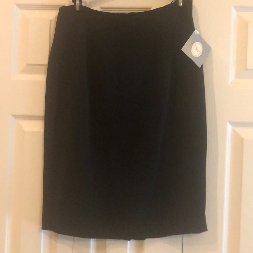 Christian Dior 100% Silk Black Skirt Size 10